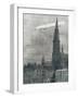 World War I (1914-1918). First German Zeppelin over Antwerpe-Prisma Archivo-Framed Photographic Print