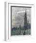 World War I (1914-1918). First German Zeppelin over Antwerpe-Prisma Archivo-Framed Photographic Print