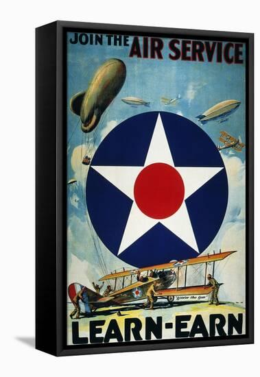 World War I: Air Service.-null-Framed Stretched Canvas