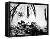 World War I, American Machine Gunners in Battle, 1918-null-Framed Stretched Canvas