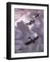 World War I Battle Between French (Model Nieuport 17) and German (Albatros D-Iii) Aircrafts-Prisma-Framed Photographic Print