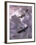 World War I Battle Between French (Model Nieuport 17) and German (Albatros D-Iii) Aircrafts-Prisma-Framed Photographic Print