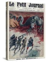 World War I, Death to the Monster-Stefano Bianchetti-Stretched Canvas