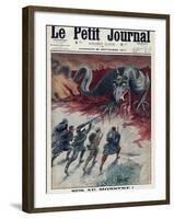 World War I, Death to the Monster-Stefano Bianchetti-Framed Photographic Print