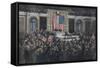 World War I, Entry of the United States into the War, April 1917-Stefano Bianchetti-Framed Stretched Canvas