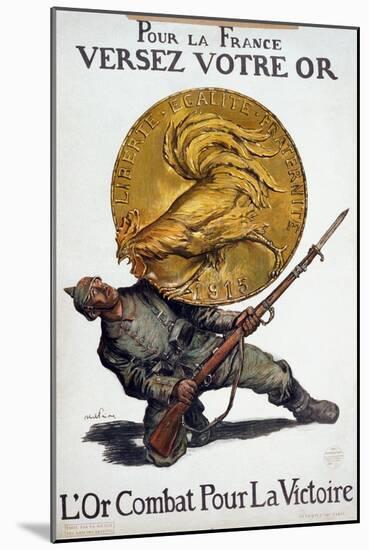 World War I: French Poster-Abel Faivre-Mounted Giclee Print
