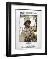 World War I: German Poster-Fritz Erler-Framed Giclee Print