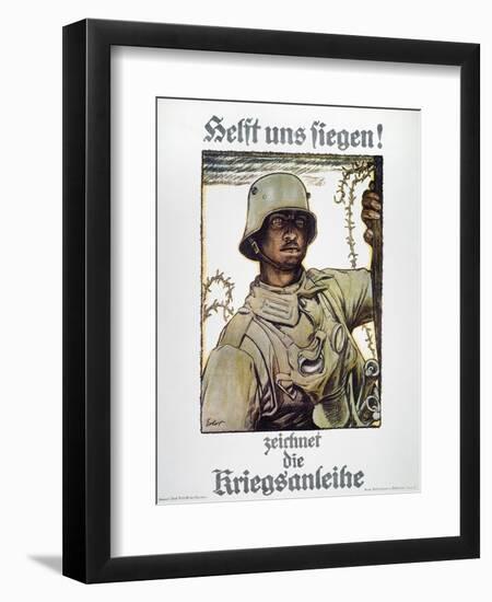 World War I: German Poster-Fritz Erler-Framed Giclee Print