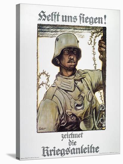 World War I: German Poster-Fritz Erler-Stretched Canvas