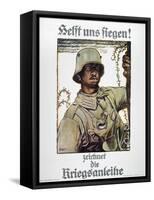 World War I: German Poster-Fritz Erler-Framed Stretched Canvas