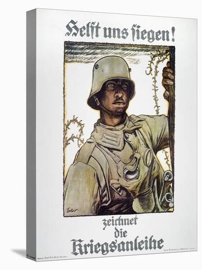 World War I: German Poster-Fritz Erler-Stretched Canvas