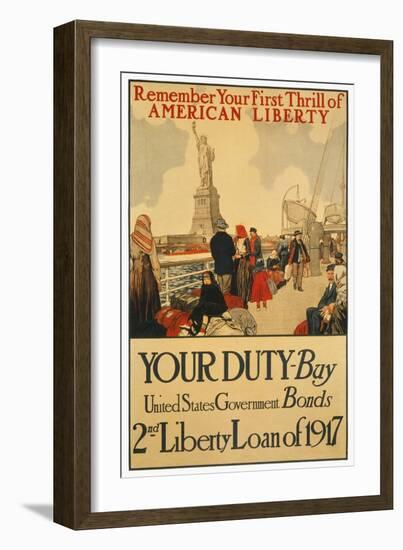 World War I: Liberty Loan-null-Framed Giclee Print