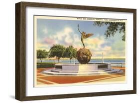 World War I Memorial, Jacksonville, Florida-null-Framed Art Print