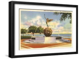 World War I Memorial, Jacksonville, Florida-null-Framed Art Print