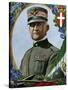 World War I: “Portrait of Emanuele Filiberto Di Savoia-Aosta (Emmanuel-Philibert De Savoie or Emman-Tancredi Scarpelli-Stretched Canvas