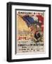 World War I Poster Features a Statue of a Mounted Joan D'Arc, Paris, 1918-null-Framed Art Print