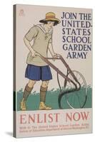 World War I Poster for Gardening-null-Stretched Canvas