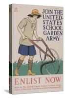 World War I Poster for Gardening-null-Stretched Canvas