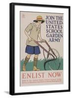 World War I Poster for Gardening-null-Framed Art Print