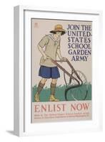 World War I Poster for Gardening-null-Framed Art Print