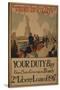 World War I Poster Urging American Immigrants to Buy U.S. War Bonds-null-Stretched Canvas