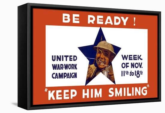 World War I Propaganda Poster for the United War Work Campaign-Stocktrek Images-Framed Stretched Canvas
