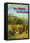 World War I Propaganda Poster of Soldiers Manning Various Posts-null-Framed Stretched Canvas