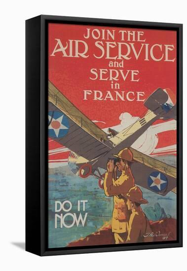 World War I Raf Recruitment Poster-null-Framed Stretched Canvas