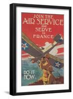 World War I Raf Recruitment Poster-null-Framed Giclee Print