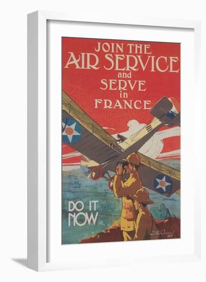 World War I Raf Recruitment Poster-null-Framed Giclee Print