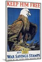World War I: Saving Stamps-Charles Livingston Bull-Mounted Giclee Print