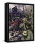 World War I- The Germans capture Fort Beauséjour-Cyrus Cuneo-Framed Stretched Canvas