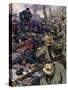 World War I- The Germans capture Fort Beauséjour-Cyrus Cuneo-Stretched Canvas