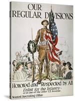 World War I: U.S. Army-James Montgomery Flagg-Stretched Canvas