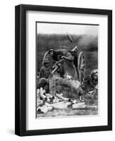 World War I: U.S. Artillery-null-Framed Giclee Print