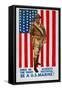 World War I: U.S. Marines-James Montgomery Flagg-Framed Stretched Canvas
