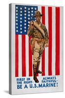 World War I: U.S. Marines-James Montgomery Flagg-Stretched Canvas