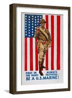 World War I: U.S. Marines-James Montgomery Flagg-Framed Giclee Print