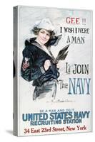 World War I: U.S. Navy-Howard Chandler Christy-Stretched Canvas