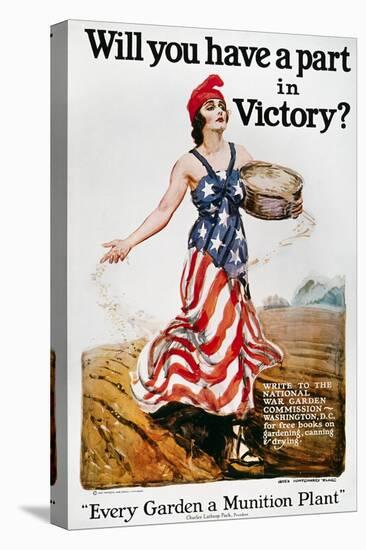 World War I: U.S. Poster-James Montgomery Flagg-Stretched Canvas