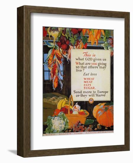 World War I: U.S. Poster-null-Framed Giclee Print