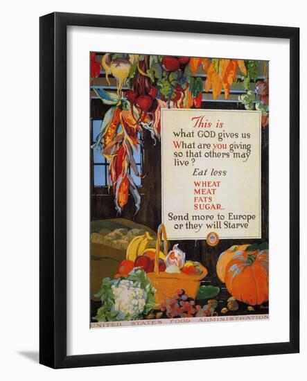 World War I: U.S. Poster-null-Framed Giclee Print