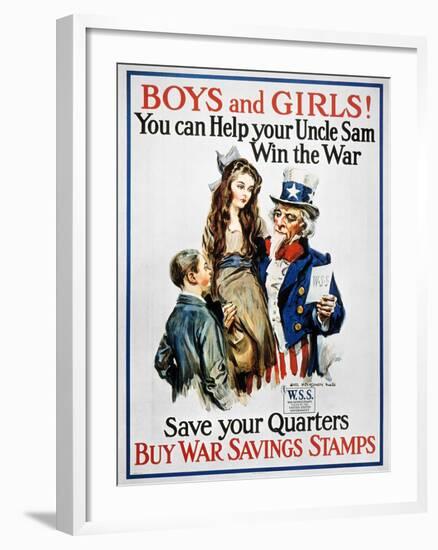 World War I: U.S. Poster-James Montgomery Flagg-Framed Giclee Print