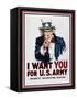 World War I: Uncle Sam-James Montgomery Flagg-Framed Stretched Canvas