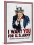 World War I: Uncle Sam-James Montgomery Flagg-Stretched Canvas