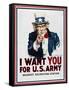 World War I: Uncle Sam-James Montgomery Flagg-Framed Stretched Canvas