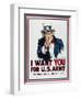 World War I: Uncle Sam-James Montgomery Flagg-Framed Giclee Print