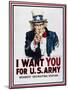 World War I: Uncle Sam-James Montgomery Flagg-Mounted Giclee Print