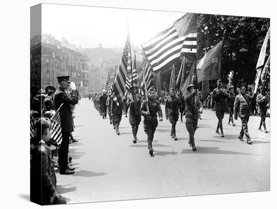 World War I Veteran's Parade-null-Stretched Canvas