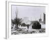 World War II (1939-1945). Battle of Stalingrad. Artillery into the City of Stalingrad. Ussr-null-Framed Giclee Print